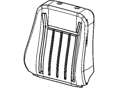 Dodge 5RL62XDVAA COVER Front Seat Back