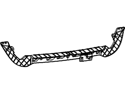 Mopar 68081416AE Bracket Rear Bumper