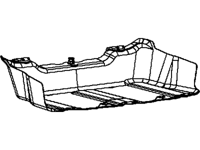 Mopar 68217070AA Underbody Shield, Rear Center