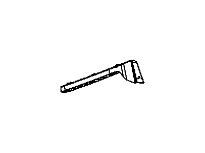 Mopar 68081414AE Bumper Bracket, Rear Passenger Side