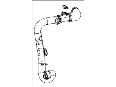 Mopar 55111476AB Duct Charge Air Cooler