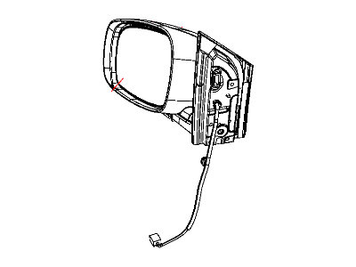 Ram C/V Car Mirror - 1AB721X8AF