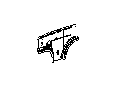 Dodge 68005119AA BRACKET B-Pillar
