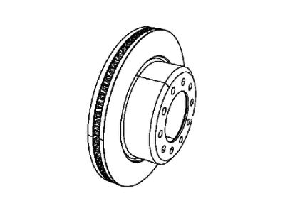 Ram 2AMV3842AA ROTOR Brake Front