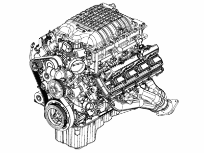 Dodge 68409362AA ENGINE Long Block