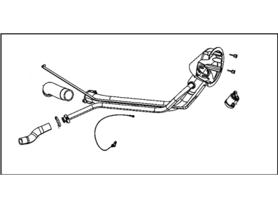 2022 Ram 3500 Fuel Filler Neck - 68164507AE