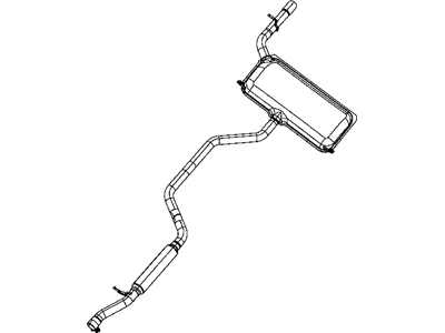 Chrysler Sebring Muffler - 5171096AE
