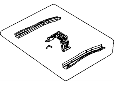 Mopar 5155111AC Rail Front Floor Pan