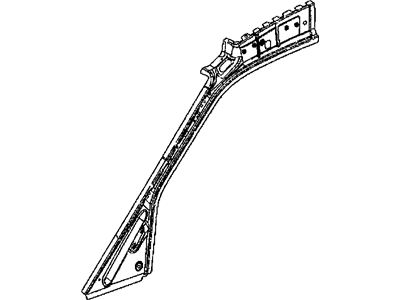 Dodge 68005113AA MOLDING A PILLAR