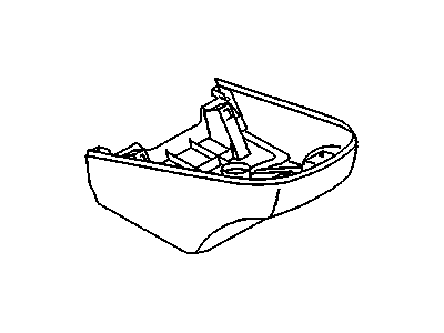 Dodge 5104255AA HOUSING Cup Holder