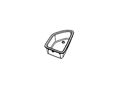 Jeep 6CZ04DX9AB BIN Floor Console