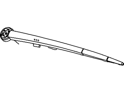 Mopar 5139836AB Wiper Arm, Rear