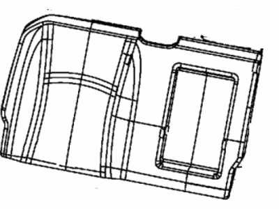 Ram 6QS88LX9AA COVER Rear Seat Back Right