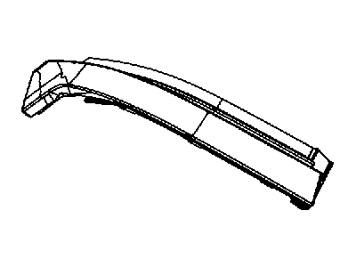 Ram 1HH71TZZAD CAP Front Bumper Upper