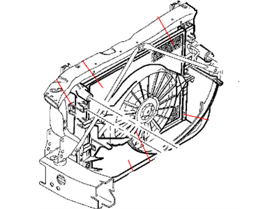 Dodge Durango Radiator - 55056426AA