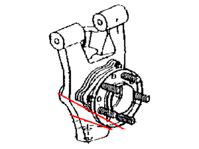 Chrysler 4865289AA KNUCKLE Rear