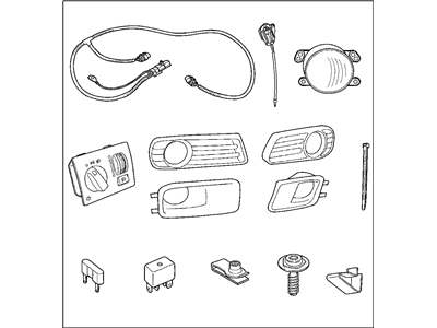 Mopar 82209186 Light Kit Fog