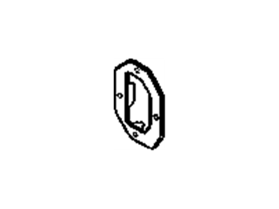 Mopar 5115352AA Reinforcement Front Bumper Side Rail