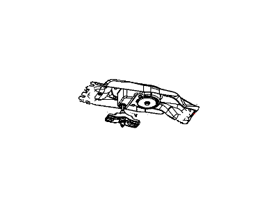 Dodge 55113028AE WINCH Spare Tire Carrier