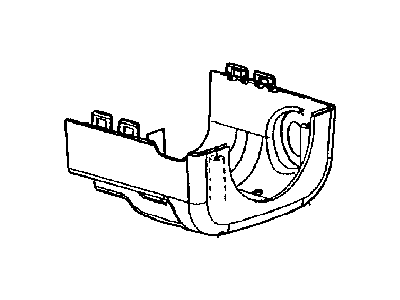 Chrysler ZT38BDAAA SHROUD Steering Column Lower