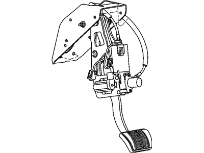Jeep 52089242AB PEDAL Brake