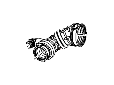 Jeep Liberty Air Intake Coupling - 53013104AC