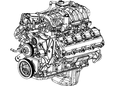 Chrysler R8278435AA ENGINE Long Block SERVICE WARNING: If The Original Engine Has Experienced A Catastrophic Failure - Including Piston, Cylinder Bore, Valve, or Valve Seat Failure -The  Intake Manifold Must Be Replaced With A New Manifold.