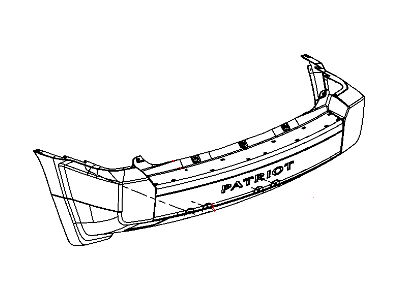 2007 Jeep Patriot Bumper - 68021290AA