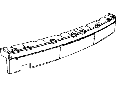 Jeep 5116367AB FOAM Rear Bumper Fascia Also Included In Item#9