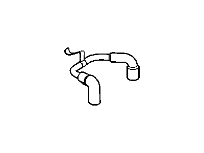 Mopar 52110233AB Hose Vapor Canister Pass Through