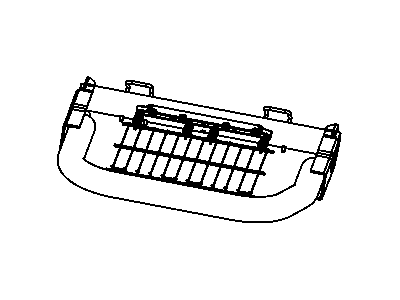 Ram 68050815AA FRAME Rear Seat Cushion Left