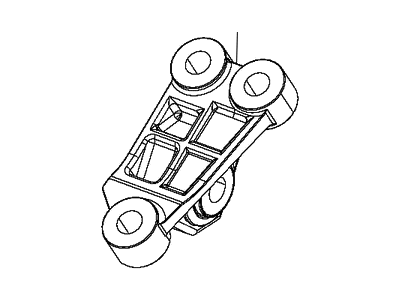 2019 Jeep Compass Engine Mount - 68253045AB