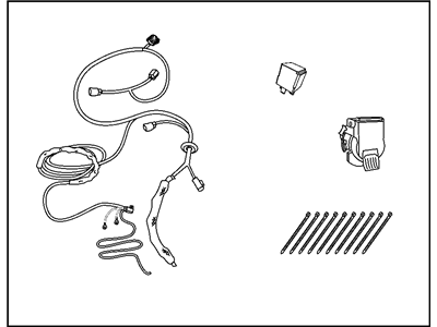 Mopar 82210642AD Wiring Kit Trailer Tow-7 Way