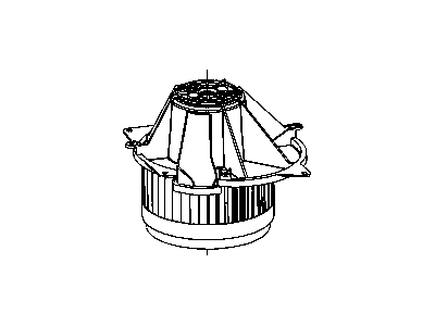 Mopar 5061091AA Motor Blower With Wheel