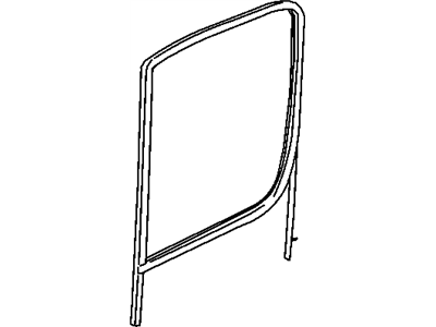 Dodge 68010030AA FRAME Door Glass