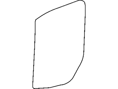 Dodge 68010025AA GLASS Front Door