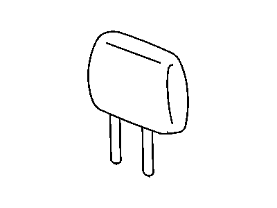 Chrysler 1AY521L2AA HEADREST Front