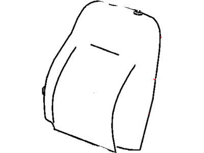 Chrysler XM451DVAA COVER Front Seat Back