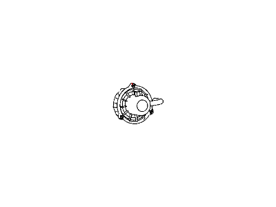 Dodge 68089094AA MOTOR Blower with Wheel