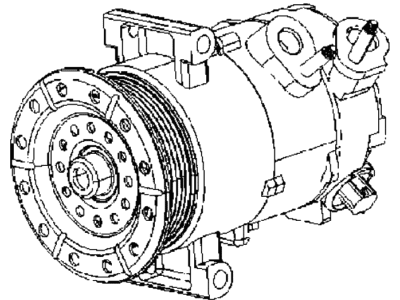 Jeep Patriot A/C Compressor - 55111555AA