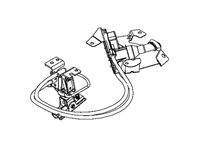Mopar 68273016AA Winch Spare Tire Carrier