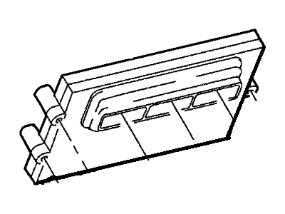 Dodge Ram Wagon Engine Control Module - 56040118AA