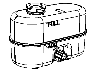 Ram 5093408AA RESERVOIR Brake Master Cylinder