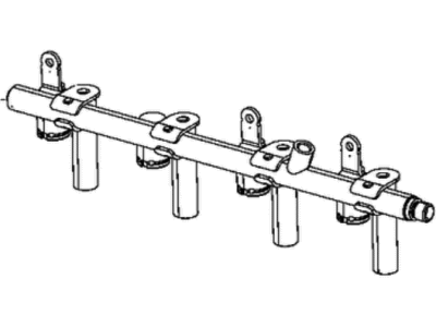 2022 Jeep Wrangler Fuel Rail - 5281481AB