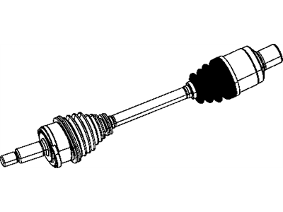 Dodge 4578601AA SHAFT Axle Half