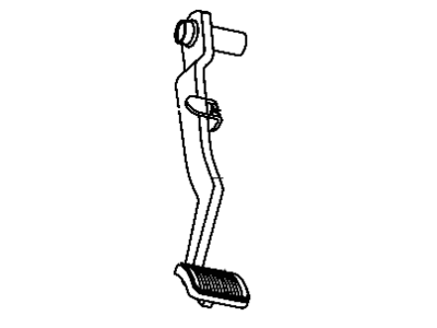 Dodge 52014929AC PEDAL AND PAD Brake