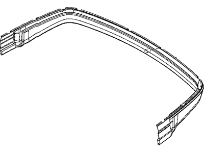 Chrysler 5067475AF TROUGH Folding Top