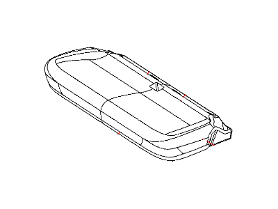 2007 Dodge Caravan Seat Cushion - 1HH231D5AA