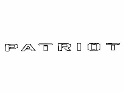 Mopar 68081123AA Nameplate, Silver