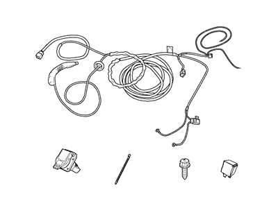 Chrysler 82210509AD WIRING KIT Trailer Tow - 7 Way